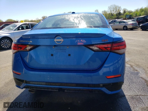 2025 Nissan Sentra SR with VIN 3N1AB8DV0SY308977, listed as a Copart auction lot 55050285 with 1,122 mi miles and Clean Title. Bid and sale history available at DreamBid. Image 6.