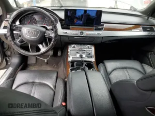 2014 Audi A8 3.0T with VIN WAURGAFDXEN009752, listed as a Copart auction lot 54541165 with 118,687 mi miles and Clean Title. Bid and sale history available at DreamBid. Image 8.