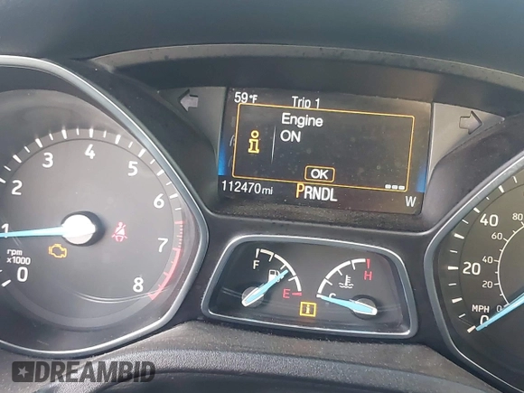2015 Ford Focus SE with VIN 1FADP3K26FL342515, listed as a IAAI auction lot 41981596 with 112,470 mi miles. Bid and sale history available at carsss.com. Image 7.