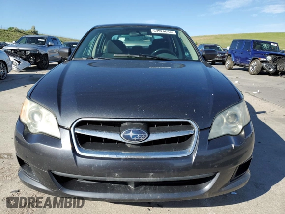 2009 Subaru Legacy Special with VIN 4S3BL616397222204, listed as a Copart auction lot 59924045 with 162,026 mi miles and Salvage title. Bid and sale history available at DreamBid. Image 5.