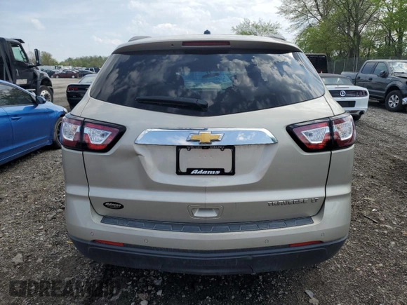2015 Chevrolet Traverse LT with VIN 1GNKRGKD7FJ137258, listed as a Copart auction lot 55013565 with 106,508 mi miles and Clean Title. Bid and sale history available at carsss.com. Image 6.