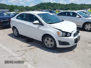 2016 Chevrolet Sonic LT with VIN 1G1JC5SH9G4168209, listed as a IAAI auction lot 42567065 with 175,845 mi miles and . Bid and sale history available at DreamBid. Image 1.