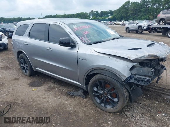 2021 Dodge Durango R/T with VIN 1C4SDJCT6MC573840, listed as a IAAI auction lot 39933811 with 28,156 mi miles and . Bid and sale history available at DreamBid. Image 1.