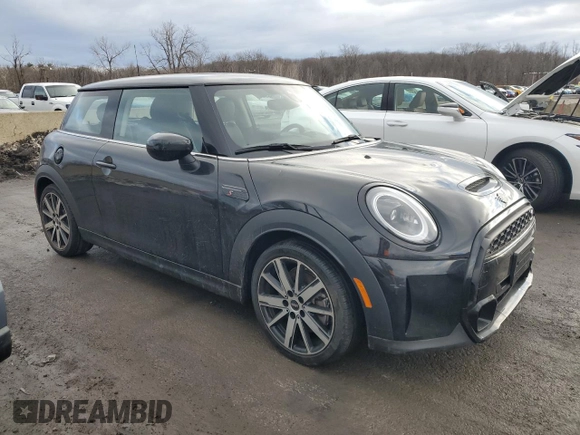 2023 MINI Hardtop Cooper S with VIN WMW53DH03P2T81248, listed as a Copart auction lot 43637175 with 9,565 mi miles and Salvage title. Bid and sale history available at DreamBid. Image 4.