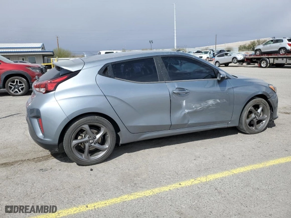 2019 Hyundai Veloster 2.0 with VIN KMHTG6AF7KU019781, listed as a Copart auction lot 51629135 with 70,072 mi miles and Salvage Title. Bid and sale history available at carsss.com. Image 3.