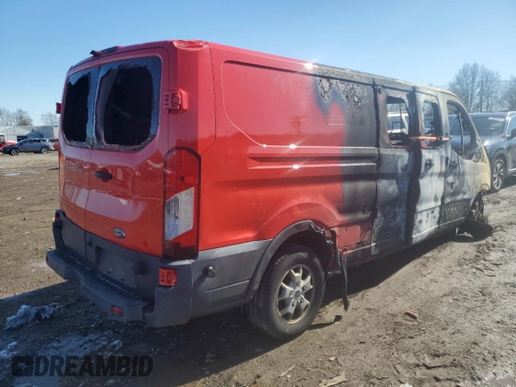 2016 Ford Transit Cargo z VIN 1FTYR2ZM7GKA32341, wystawiony jako Copart lot #45100535 z przebiegiem Nie podano mil oraz Szkoda całkowita • Salvage title. Historia ofert i sprzedaży dostępna na DreamBid. Obrazek 3.