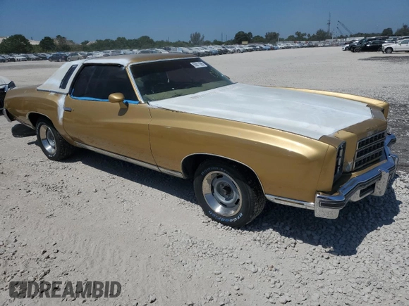 1976 Chevrolet Monte Carlo with VIN 1H57V6D433346, listed as a Copart auction lot 55011065 with 55,150 mi miles and Clean title. Bid and sale history available at DreamBid. Image 4.