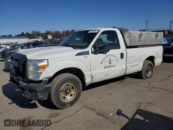 2014 Ford Super Duty F-250 SRW XL with VIN 1FTBF2A61EEA88623, listed as a Copart auction lot 44468835 with 280,258 mi miles and Salvage Title. Bid and sale history available at carsss.com. Image 1.