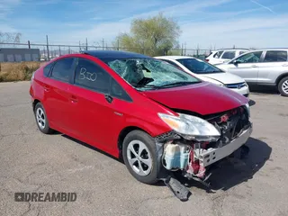 2013 Toyota Prius One with VIN JTDKN3DU1D1638010, listed as a IAAI auction lot 41599746 with 1 mi miles. Bid and sale history available at carsss.com. Image 1.