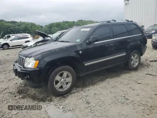2007 Jeep Grand Cherokee Overland with VIN 1J8HR68227C651830, listed as a Copart auction lot 62403725 with 147,827 mi miles and Salvage title. Bid and sale history available at DreamBid. Image 1.