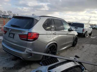 2015 BMW X5 M with VIN 5YMKT6C56F0C89088, listed as a Copart auction lot 81921504 with 91,543 mi miles and Salvage Title. Bid and sale history available at carsss.com. Image 3.