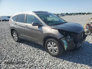 2012 Honda CR-V EX-L with VIN 5J6RM3H73CL045364, listed as a Copart auction lot 52605205 with 168,818 mi miles and Salvage Title. Bid and sale history available at carsss.com. Image 4.