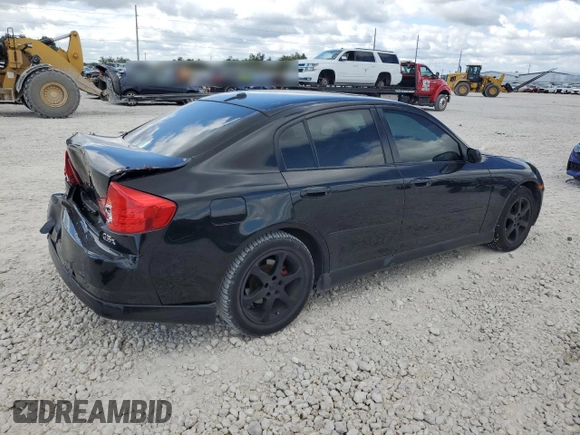 2004 Infiniti G35 w/Leather with VIN JNKCV51F54M711902, listed as a Copart auction lot 70869704 with 151,520 mi miles and Salvage Title. Bid and sale history available at DreamBid. Image 3.