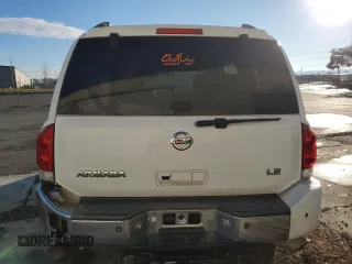 2006 Nissan Armada LE z VIN 5N1AA08B46N715720, wystawiony jako Copart lot #87299074 z przebiegiem 141 564 mil mil oraz Czysty tytuł • Clean title. Historia ofert i sprzedaży dostępna na DreamBid. Obrazek 6.