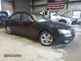 2006 Hyundai Sonata GLS with VIN 5NPEU46F16H027314, listed as a Copart auction lot 52328205 with 144,038 mi miles and Salvage Title. Bid and sale history available at DreamBid. Image 4.
