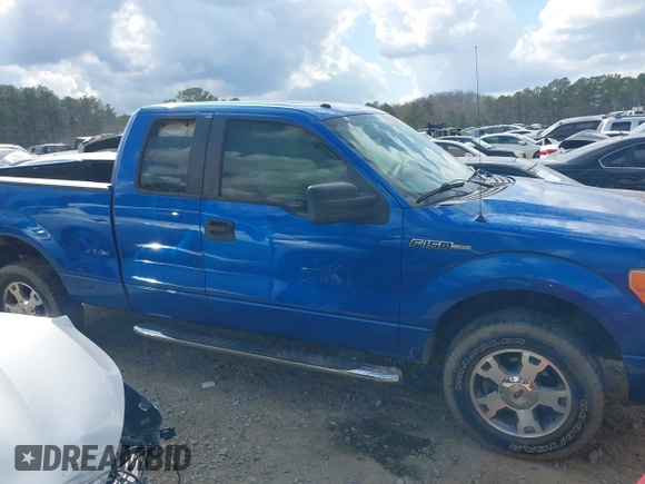 2009 Ford F-150 STX with VIN 1FTRX14899FA26714, listed as a IAAI auction lot 41791715 with 283,000 mi miles. Bid and sale history available at carsss.com. Image 13.