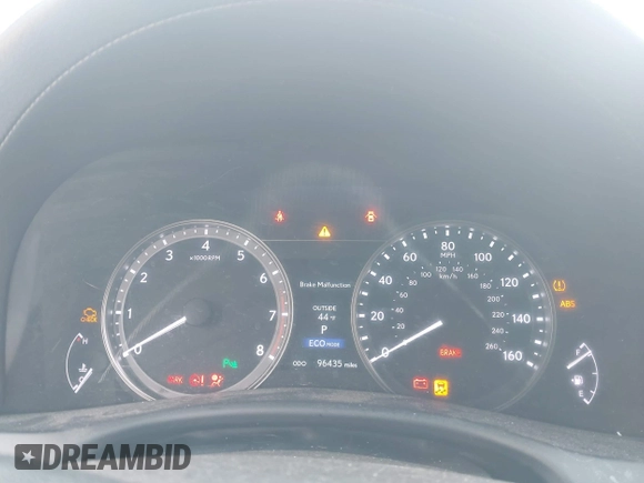 2015 Lexus GS 350 with VIN JTHCE1BL8FA006593, listed as a IAAI auction lot 41949221 with 96,435 mi miles and . Bid and sale history available at DreamBid. Image 7.