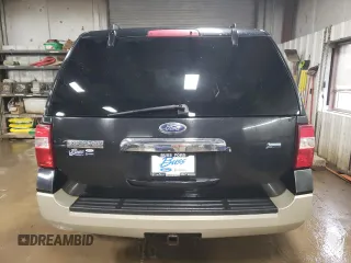 2010 Ford Expedition Eddie Bauer with VIN 1FMJU1J55AEB59198, listed as a Copart auction lot 52499065 with 130,865 mi miles and Salvage title. Bid and sale history available at DreamBid. Image 6.