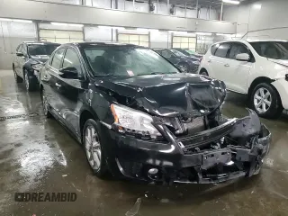 2015 Nissan Sentra SV with VIN 3N1AB7AP4FY285628, listed as a Copart auction lot 44755005 with 102,073 mi miles and Salvage Title. Bid and sale history available at carsss.com. Image 13.