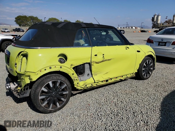 2022 MINI Convertible Cooper S с VIN WMW43DL03N3N79984, выставлен на аукционе Copart как лот 55783695 с пробегом 45 833 миль миль и Списание • Salvage title. История ставок и продаж доступна на DreamBid. Изображение 3.