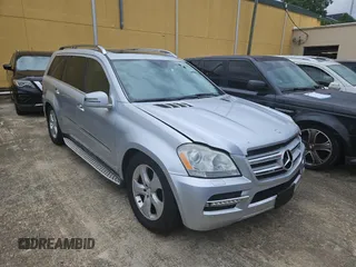 2012 Mercedes-Benz GL 450 z VIN 4JGBF7BE1CA777189, wystawiony jako Copart lot #60105675 z przebiegiem 213 114 mil mil oraz Czysty tytuł • Clean title. Historia ofert i sprzedaży dostępna na DreamBid. Obrazek 1.