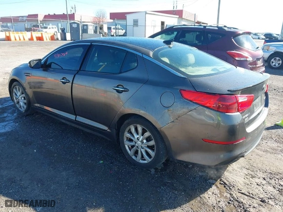 2014 Kia Optima EX with VIN 5XXGN4A72EG275751, listed as a IAAI auction lot 41807589 with 197,461 mi miles. Bid and sale history available at carsss.com. Image 3.