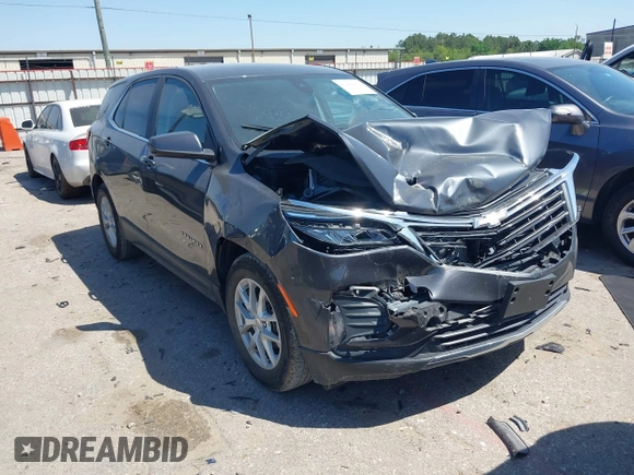 2023 Chevrolet Equinox LT с VIN 3GNAXKEG4PS167439, выставлен на аукционе IAAI как лот 41990950 с пробегом 34 559 миль миль и . История ставок и продаж доступна на DreamBid. Изображение 1.