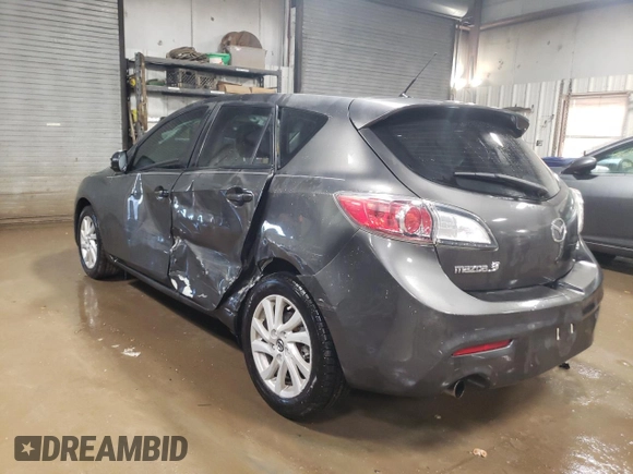 2013 Mazda 3 i Touring with VIN JM1BL1L75D1777109, listed as a Copart auction lot 87866445 with 95,316 mi miles and Salvage Title. Bid and sale history available at carsss.com. Image 2.