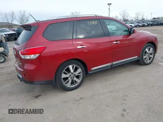 2013 Nissan Pathfinder SV with VIN 5N1AR2MM1DC626238, listed as a IAAI auction lot 41523585 with 159,067 mi miles. Bid and sale history available at carsss.com. Image 4.