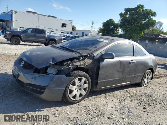 2009 Honda Civic Cpe LX with VIN 2HGFG126X9H527812, listed as a Copart auction lot 50499835 with 228,394 mi miles and Salvage Title. Bid and sale history available at carsss.com. Image 1.