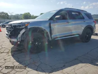 2022 Ford Explorer XLT with VIN 1FMSK7DH1NGC38333, listed as a Copart auction lot 65055215 with 28,966 mi miles and Salvage title. Bid and sale history available at DreamBid. Image 1.