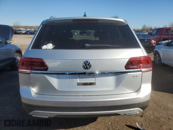 2018 Volkswagen Atlas SE with VIN 1V2DP2CA2JC592643, listed as a Copart auction lot 79659244 with 93,690 mi miles and Salvage title. Bid and sale history available at DreamBid. Image 6.