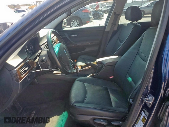 2011 BMW 3 Series 328i with VIN WBAPH7C50BE461757, listed as a Copart auction lot 62005405 with 129,851 mi miles and Salvage title. Bid and sale history available at DreamBid. Image 7.