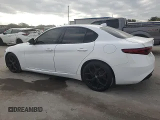 2019 Alfa Romeo Giulia Sport with VIN ZARFAMAN1K7619490, listed as a Copart auction lot 86025104 with 35,267 mi miles and Clean Title. Bid and sale history available at carsss.com. Image 2.