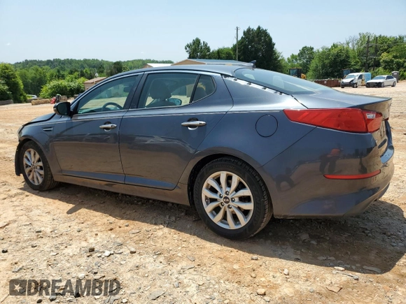 2015 Kia Optima LX z VIN KNAGM4A70F5619499, wystawiony jako Copart lot #60094465 z przebiegiem 169 373 mil mil oraz Szkoda całkowita • Salvage title. Historia ofert i sprzedaży dostępna na DreamBid. Obrazek 2.