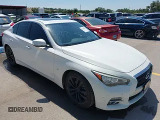 2015 Infiniti Q50 Sport with VIN JN1BV7AP5FM336424, listed as a IAAI auction lot 42335268 with 103,759 mi miles and . Bid and sale history available at DreamBid. Image 1.