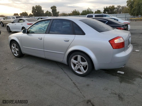 2005 Audi A4 1.8T with VIN WAUJC68EX5A065001, listed as a Copart auction lot 77533784 with 128,124 mi miles and Salvage Title. Bid and sale history available at carsss.com. Image 2.