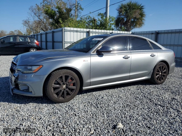 2015 Audi A6 3.0T Premium Plus with VIN WAUFGAFCXFN014719, listed as a Copart auction lot 43231715 with 144,869 mi miles and Salvage Title. Bid and sale history available at carsss.com. Image 1.