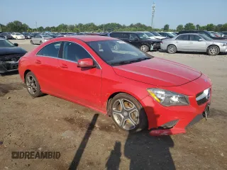 2014 Mercedes-Benz CLA 250 with VIN WDDSJ4EB3EN119961, listed as a Copart auction lot 61975675 with 116,309 mi miles and Salvage title. Bid and sale history available at DreamBid. Image 4.