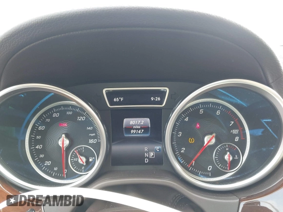 2018 Mercedes-Benz GLS with VIN 4JGDF6EE9JB077331, listed as a IAAI auction lot 41795143 with 99,148 mi miles. Bid and sale history available at carsss.com. Image 7.