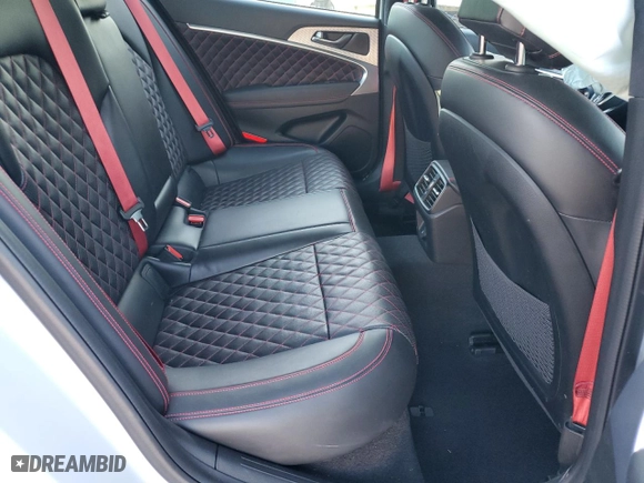 2022 Genesis G70 3.3T with VIN KMTG54TE9NU083119, listed as a Copart auction lot 42855955 with 31,358 mi miles and Salvage Title. Bid and sale history available at carsss.com. Image 10.