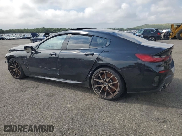 2020 BMW 8 Series M850i with VIN WBAGV8C07LBP48826, listed as a Copart auction lot 65445504 with 32,147 mi miles and Salvage title. Bid and sale history available at DreamBid. Image 2.
