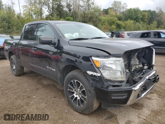 2022 Nissan Titan SV with VIN 1N6AA1EC9NN103645, listed as a Copart auction lot 71943704 with 58,747 mi miles and Clean title. Bid and sale history available at DreamBid. Image 4.