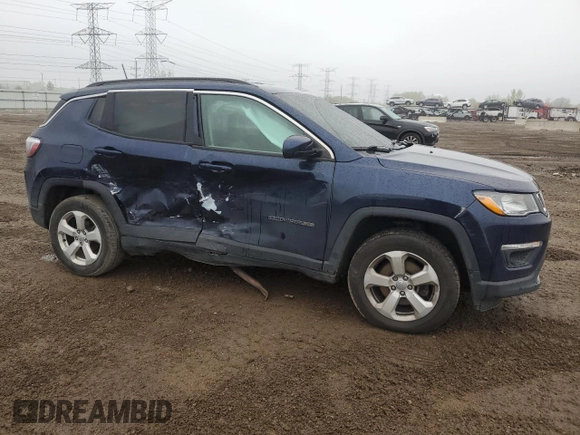 2018 Jeep Compass Latitude с VIN 3C4NJDBBXJT223594, выставлен на аукционе Copart как лот 55035855 с пробегом 92 074 миль миль и Списание • Salvage title. История ставок и продаж доступна на DreamBid. Изображение 4.