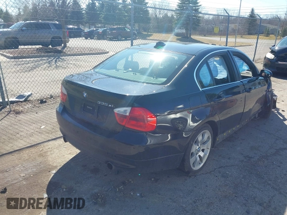 2008 BMW 3 Series 335xi with VIN WBAVD53538A252567, listed as a IAAI auction lot 41821335 with 134,832 mi miles. Bid and sale history available at carsss.com. Image 4.