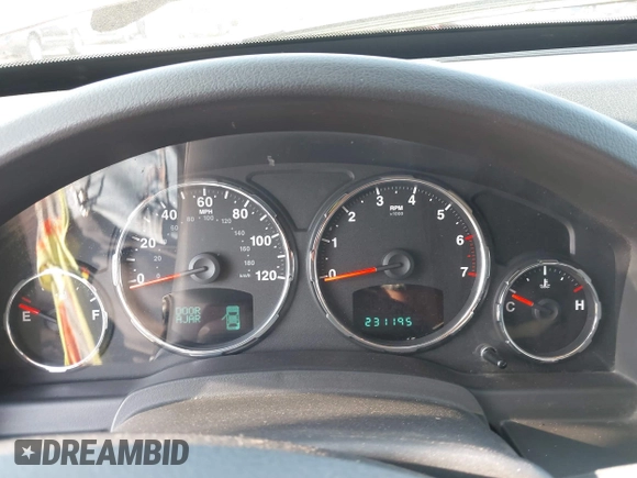 2009 Jeep Liberty Limited with VIN 1J8GP58K09W523504, listed as a IAAI auction lot 42075500 with 231,195 mi miles and . Bid and sale history available at carsss.com. Image 7.