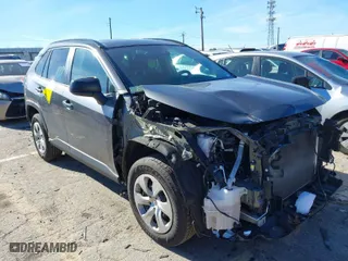 2021 Toyota RAV4 LE with VIN 2T3H1RFV9MC141966, listed as a IAAI auction lot 41328102 with 80,972 mi miles. Bid and sale history available at carsss.com. Image 1.