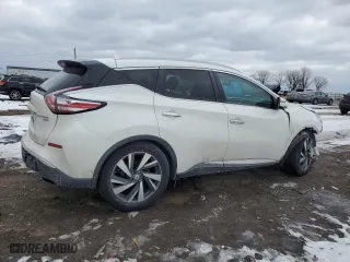 2016 Nissan Murano SL with VIN 5N1AZ2MH1GN104303, listed as a Copart auction lot 88785505 with 123,483 mi miles and Salvage Title. Bid and sale history available at carsss.com. Image 3.
