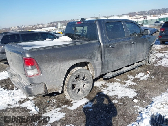 2020 Ram 1500 Big Horn with VIN 1C6SRFFT8LN182905, listed as a IAAI auction lot 41398009 with 53,268 mi miles. Bid and sale history available at carsss.com. Image 4.