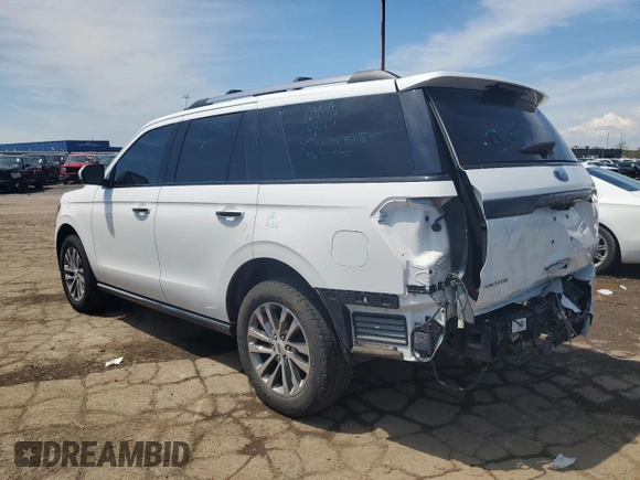 2018 Ford Expedition Limited with VIN 1FMJU2AT7JEA41268, listed as a Copart auction lot 56197295 with 108,066 mi miles and Clean title. Bid and sale history available at DreamBid. Image 2.